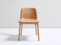 Sedia da pranzo - Ecopelle-Legno - 51x57x85 cm - Beige camel - Minimalista